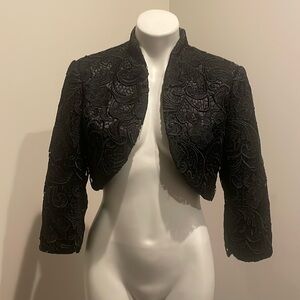 Beaded evening jacket.